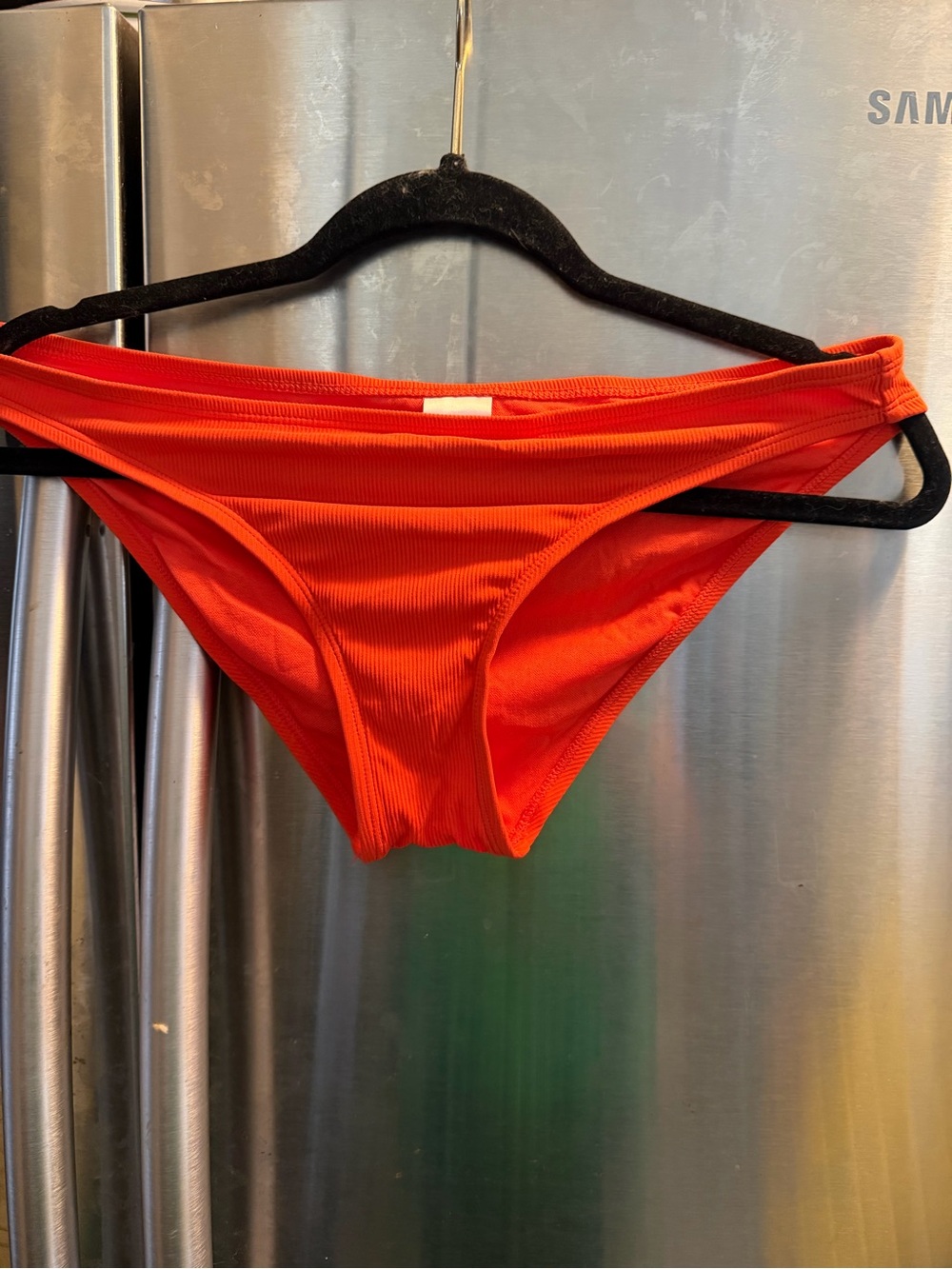 Xhilaration Ribbed Orange Bikini Bottoms